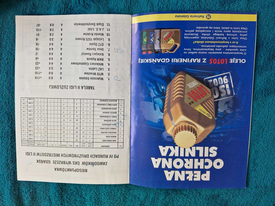 Żużel program zapisany GKS Gdańsk Włókniarz Częstochowa 24.05.1998