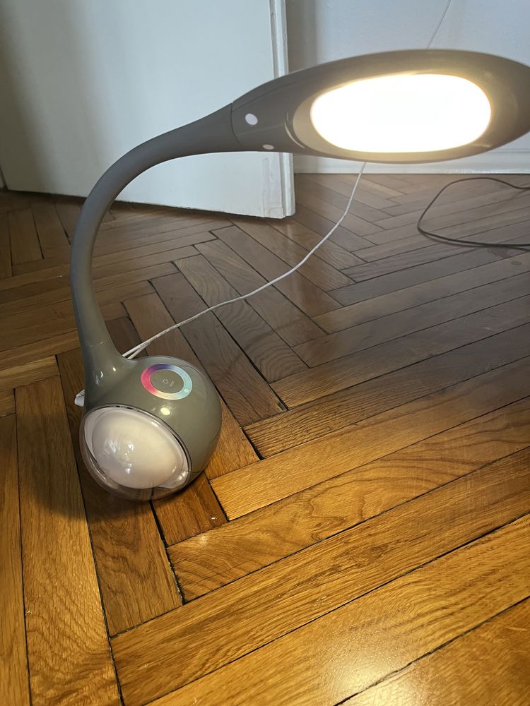 Lampka biurkowa Nilsen LED Magic Grey