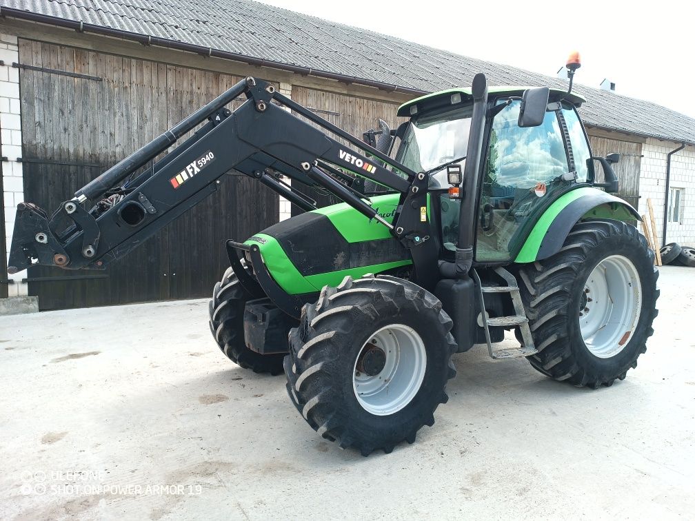 Deutz Fahr Agrotron 120 M600 1 właściciel ze Szwecji ładowacz Veto TUR