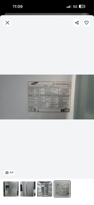 Frigorifico Americano Samsung Acessórios