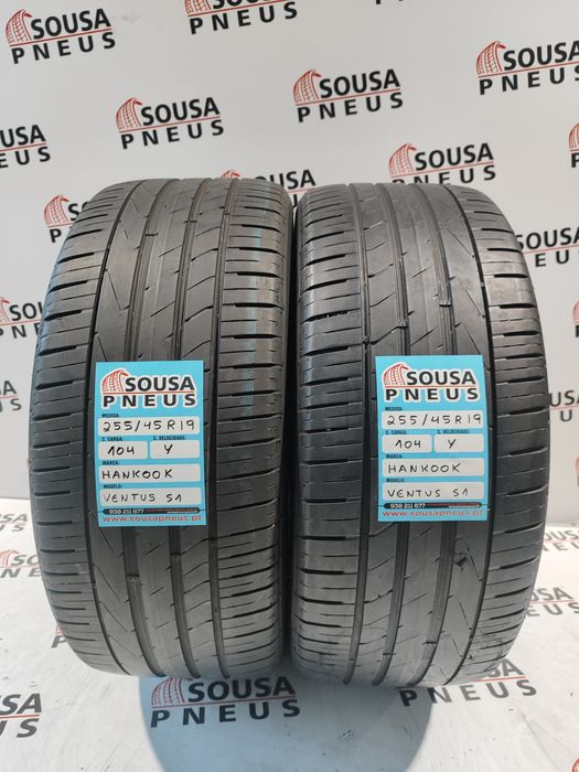 2 pneus semi novos 255-45R19 Hankook - Oferta dos Portes