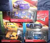 3 resoraki auta cars 3: bobby swift, jackson storm, petro cartalina
