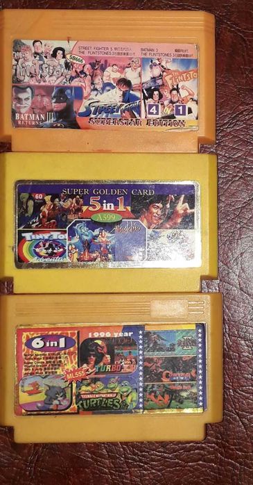 ігрові картриджі із 90 тих денді ,ціна за всі