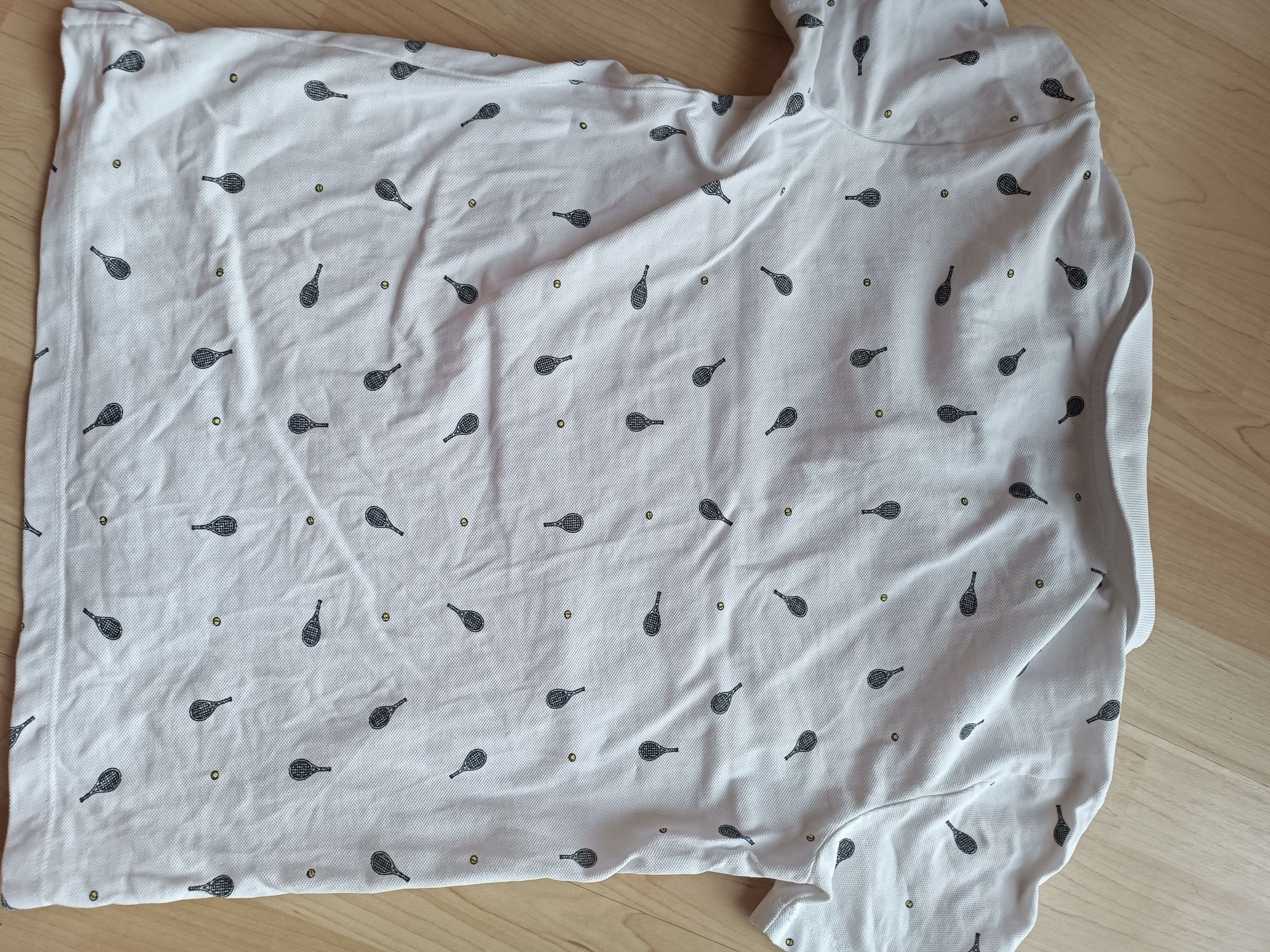 T-shirt chłopięca polo 4f rozm. 164 biała