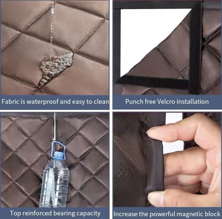 Магнітні штори утеплення дверей