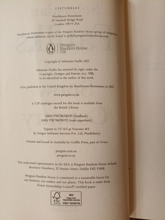 Snow Country by Sebastian Faulks