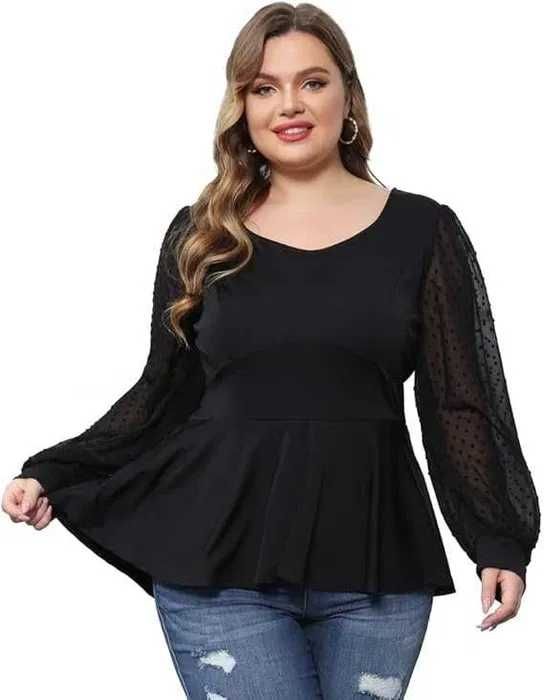 Bluzka Damska Plus Size Hanna Nikole 6XL/54