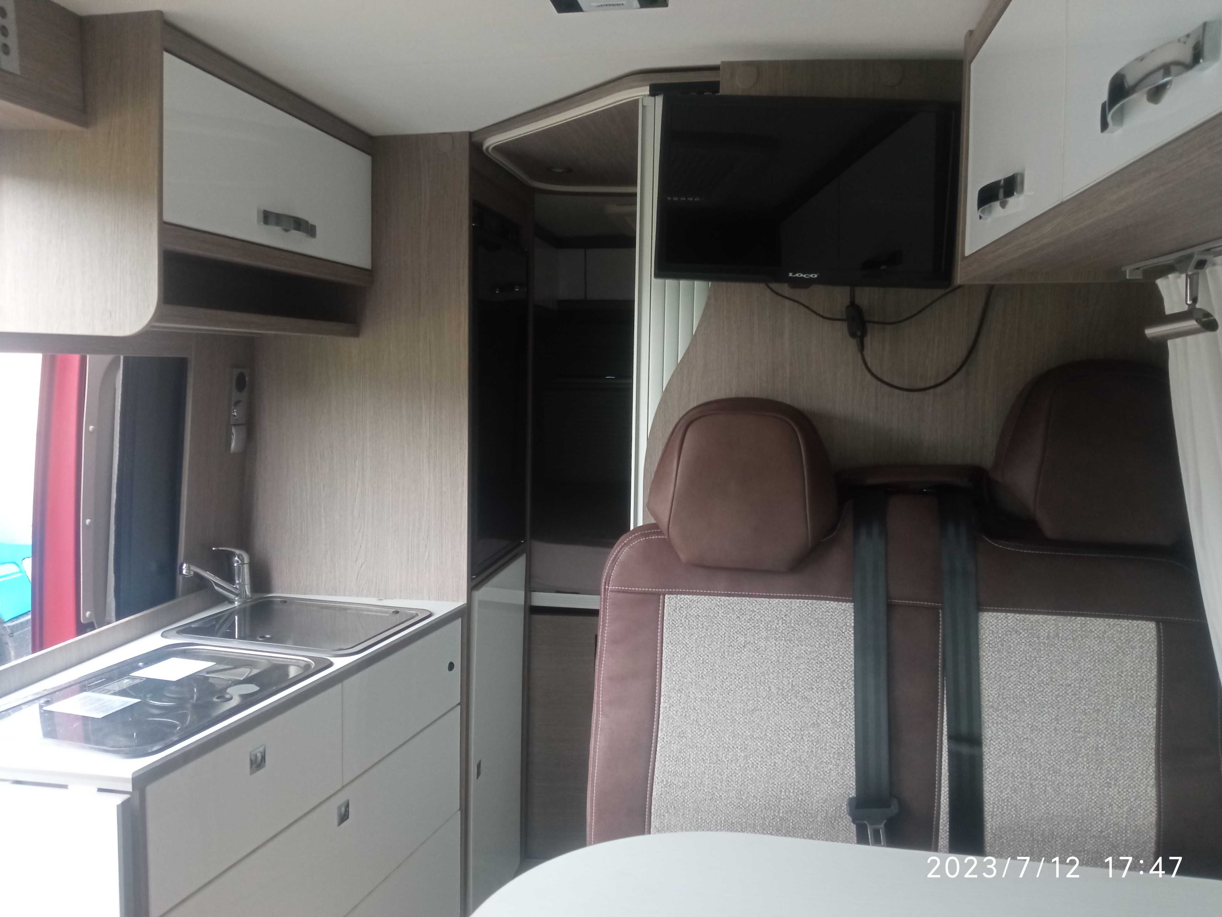 Kamper Fiat Ducato 2018r 2.3 JTD 130 KM