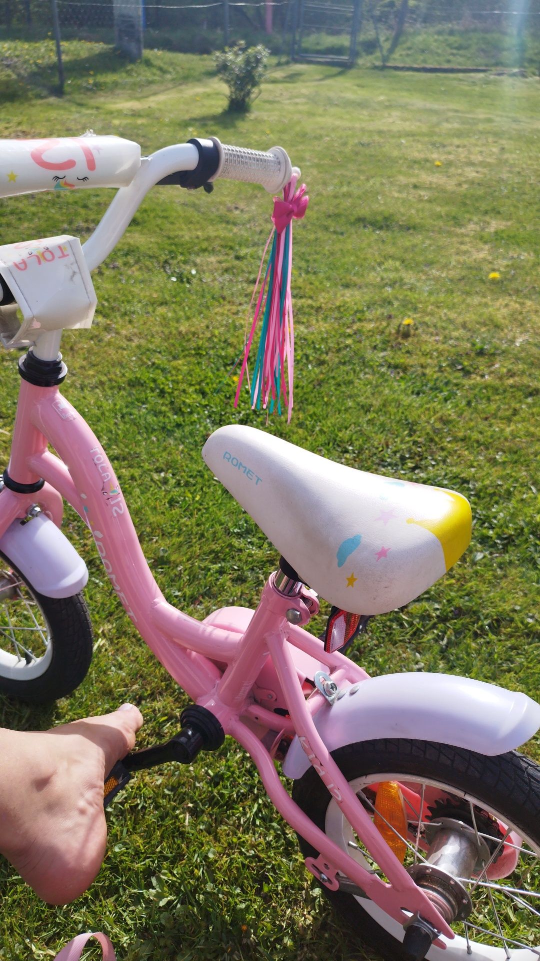 Rower dla dziecka Romet Tola 12 różowy