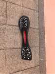 Skate preto e vermelho da marca oxelo