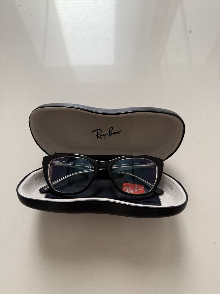 Okulary korekcyjne oprawki RAY BAN szkła zerówki RB 5322 czarne