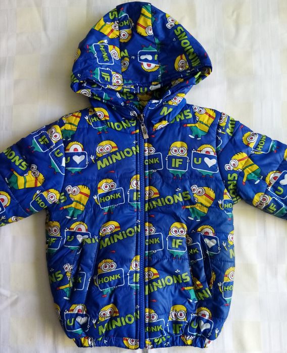 Деми куртка "Миньоны" 2-3 года