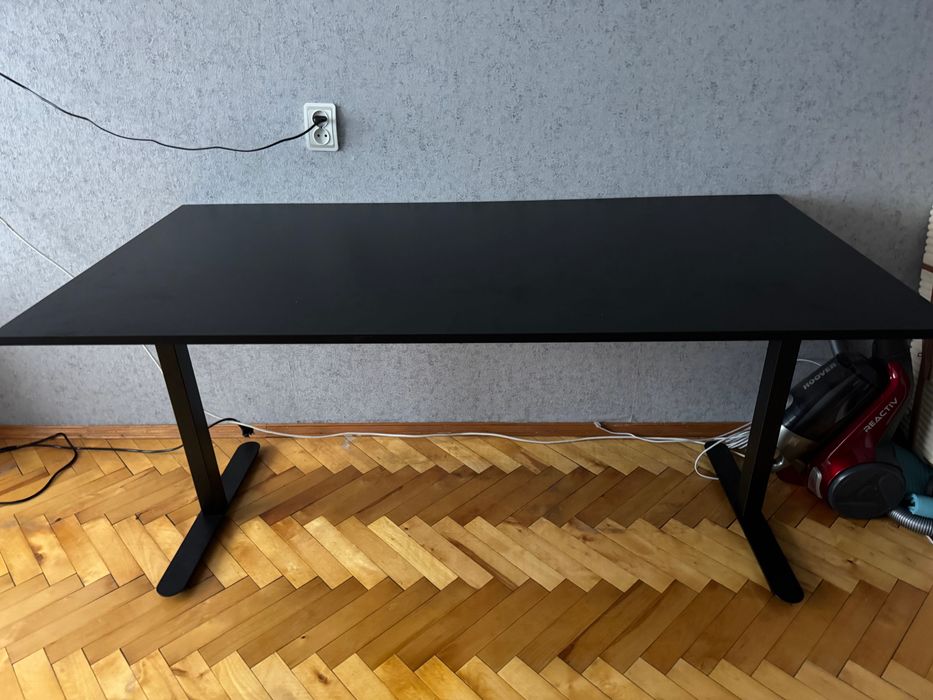 Стіл письмови/геймерський 60*120см чорний