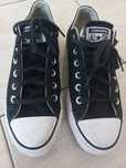czarne damskie trampki-CONVERSE-rozmiar-39