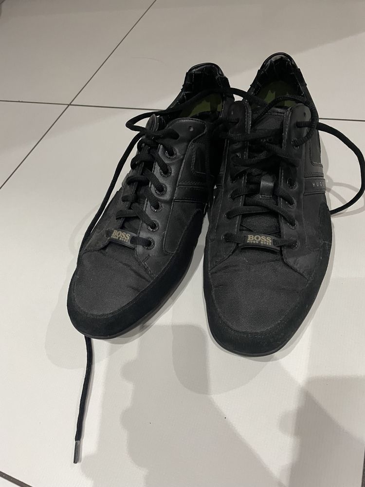 Czarne buty Hugo Boss