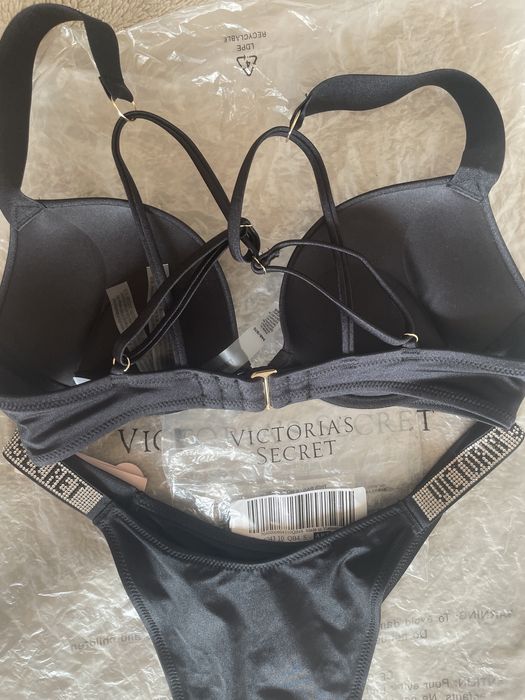 Купальник Victoria’s Secret Bikini Shine Strap Sexy Tee Push-Up Black
