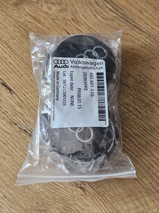 oryginalny kapsel kołpak dekielek do felg Audi 60mm