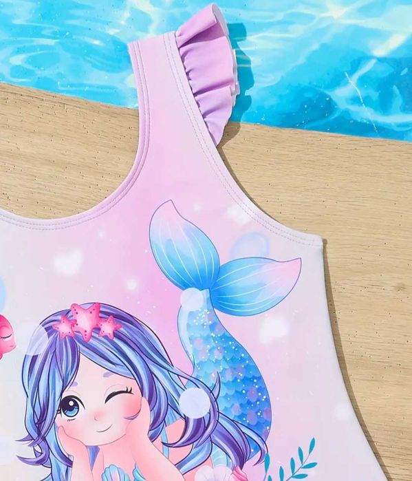 Nowy kostium kapielowy strój Syrenka, r. 110/116 basen