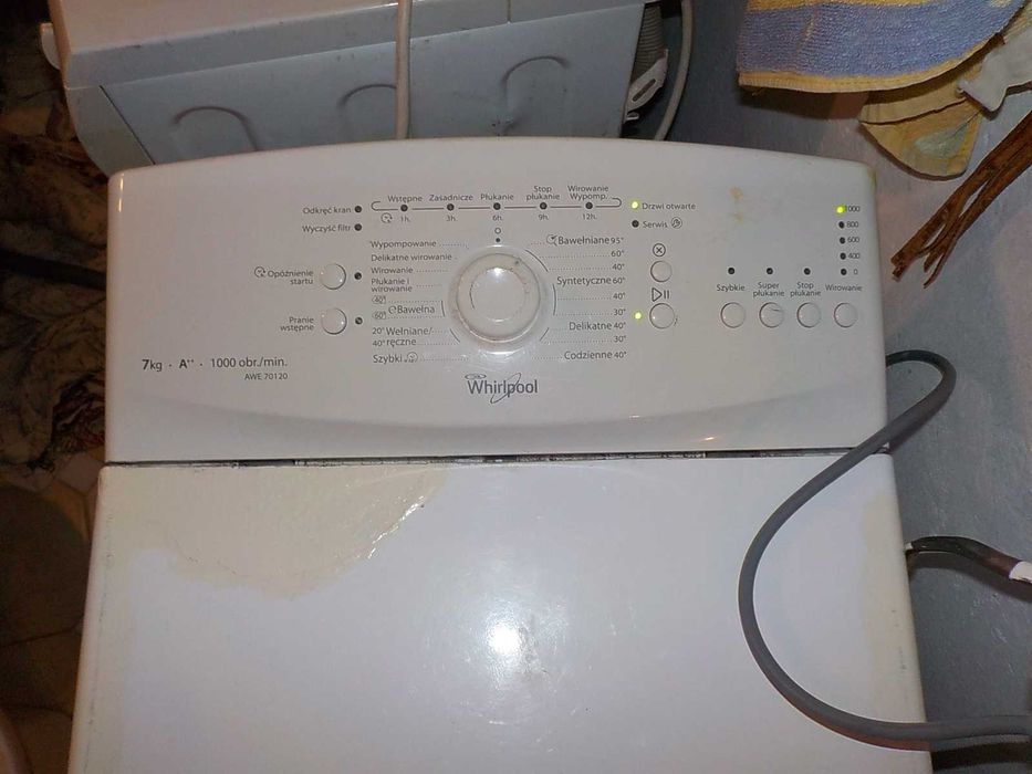 Pralka sprawna dobra Whirlpool AWE70120