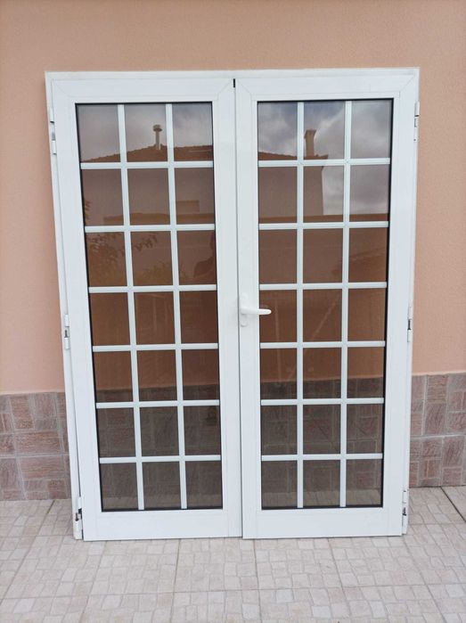 Porta dupla em aluminio