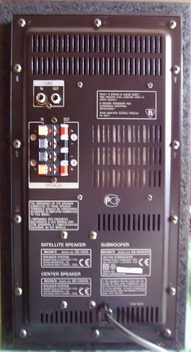 Subwoofer Ativo Sony SA-WMS225
