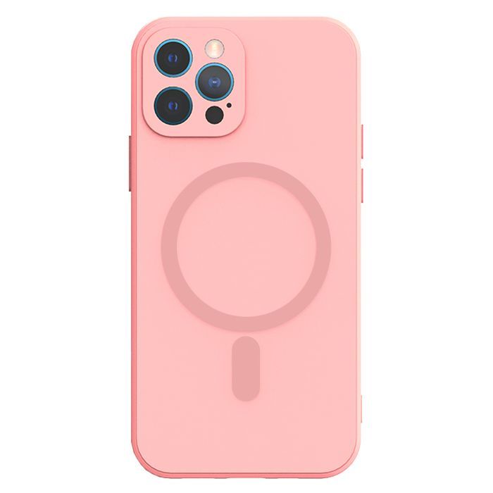 Tel Protect Magsilicone Case Do Iphone 12 Jasnoróżowy