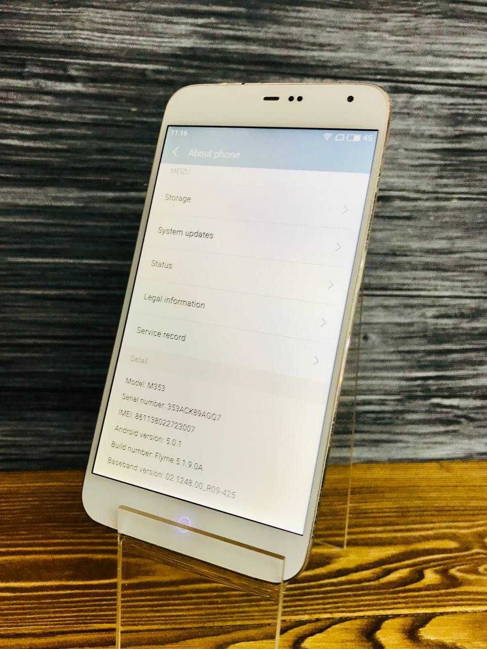 Смартфон Meizu MX3 32 Gb (White) (723007)