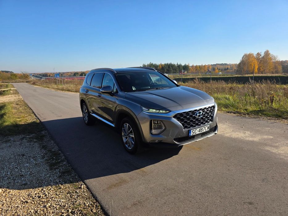 Hyundai Santa Fe Stan Idealny, Niski Oryg. Przeb.61Tyś km, Osoba Prywatna, Szara Perła
