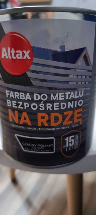 Farba do metalu bezpośrednio na rdze