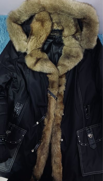 Жіноча зимня куртка в стилі шуби, розмір XXL (оверсайс крою)