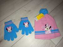 Czapka rękawiczki minnie nowe