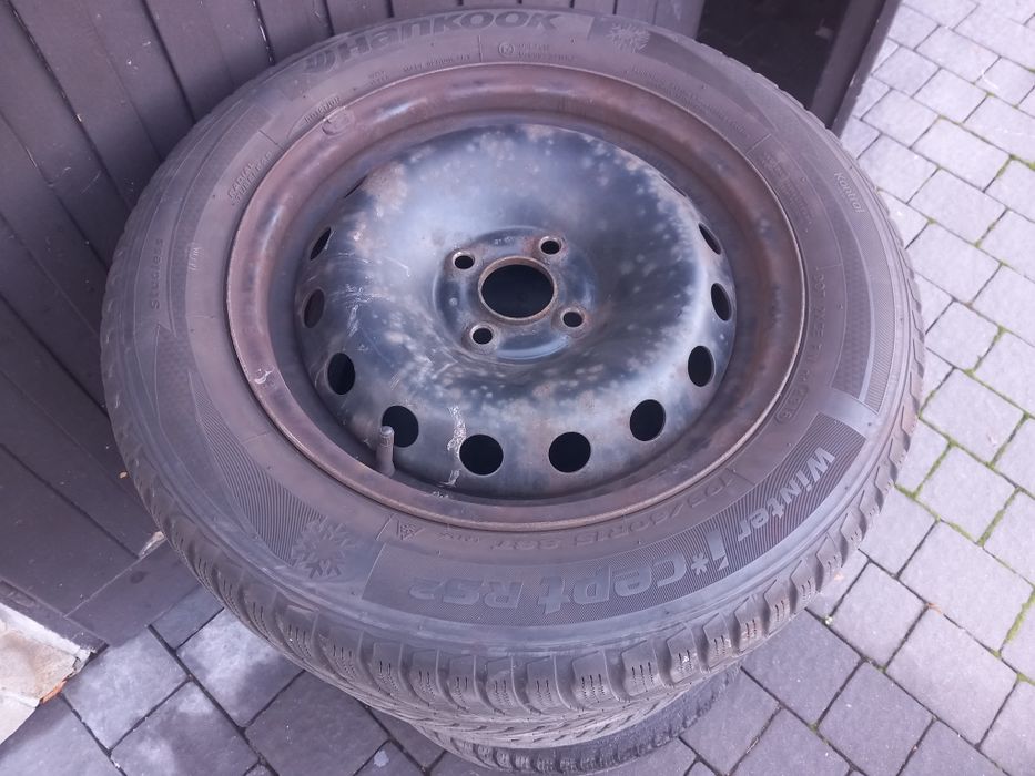 Felgi, Koła 15 cali Opony Zimowe Fiat Grande Punto Opel Corsa
