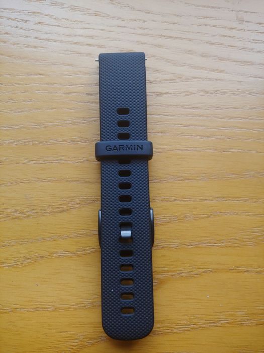 Pasek do zegarka Garmin 4s. 18mm. Czarny silikonowy.