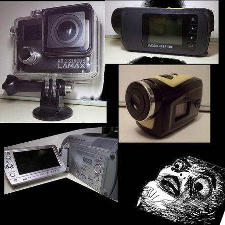wielki zestaw kamer sportowych + gratisy ! nowa cena !