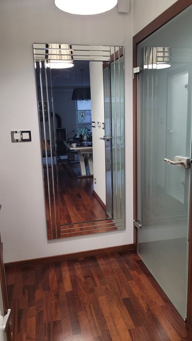 Duże lustro na ściane 180x80 glamour