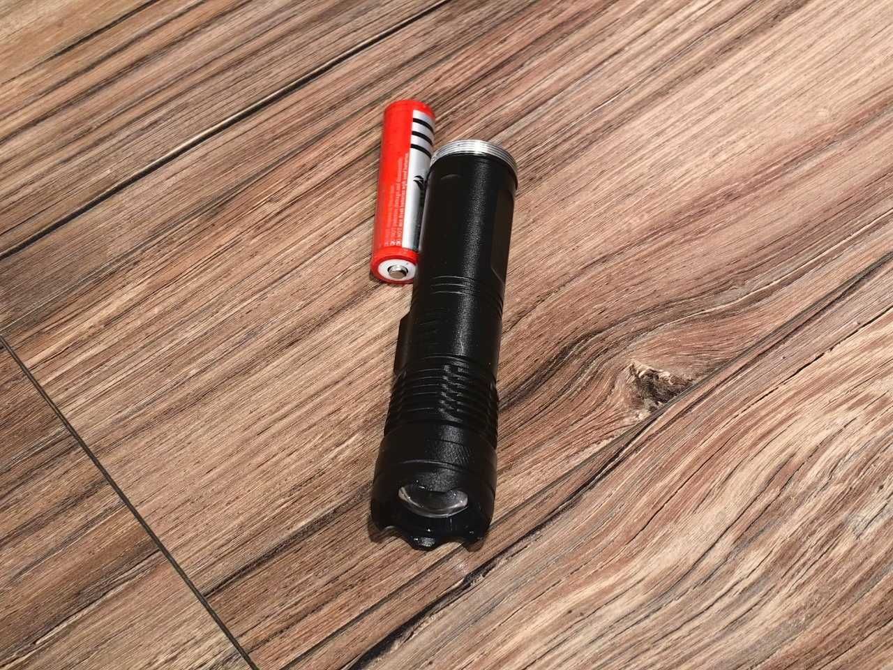 Latarka taktyczna LED XHP90 5000lm akumulatorowa zoom IPX5 + zestaw