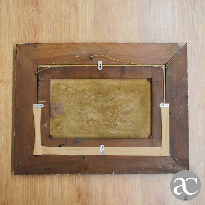 Quadro óleo sobre tela assinado “Gonçalves J.nr”, emoldurado