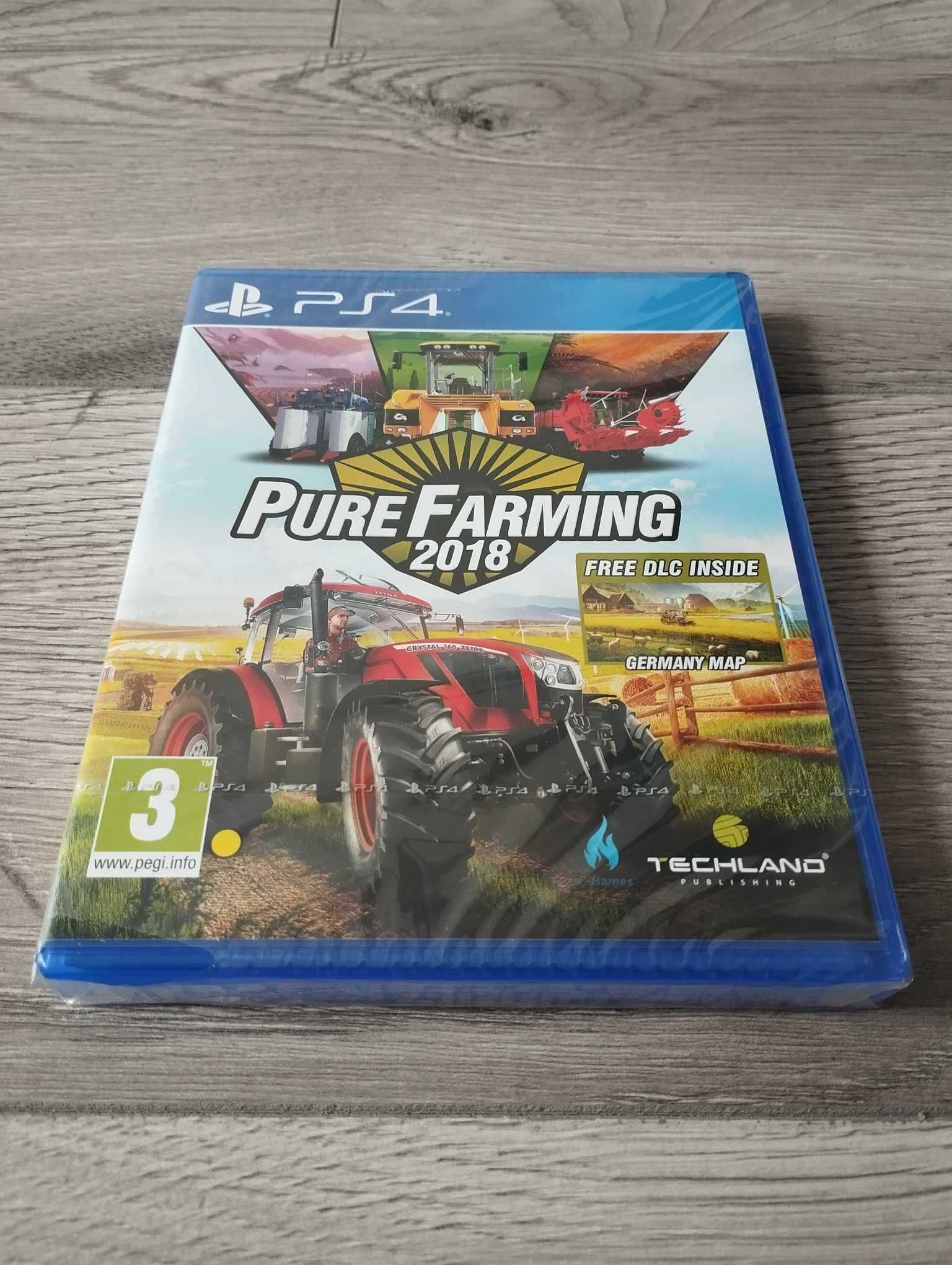 Nowa Gra Pure Farming 2018 Polska Wersja PS4/PS5 Playstation