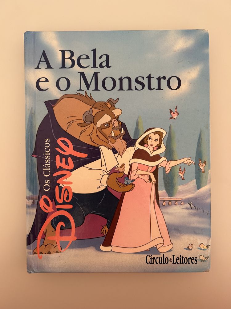 Livro A Bela e o Monstro, da coleção os Clássicos da Disney