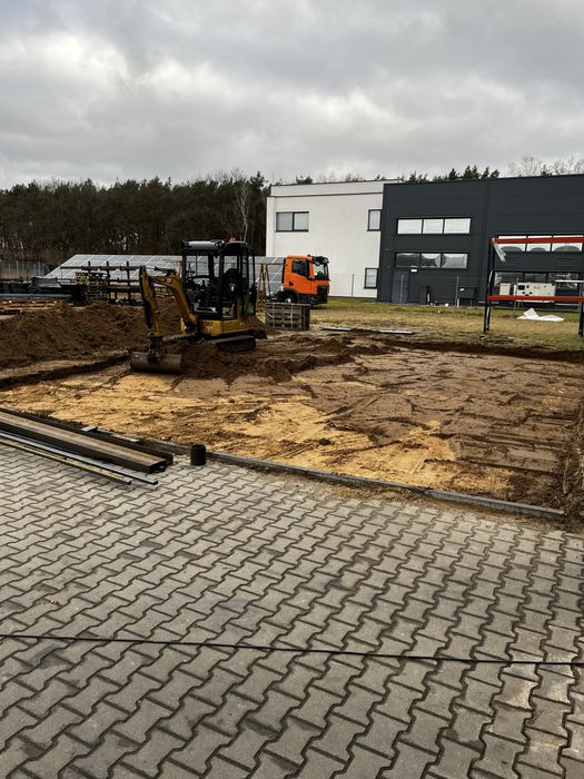 Usługi Minikoparka+młot wyburzeniowy+wywrotka+traktorek ogrodniczy