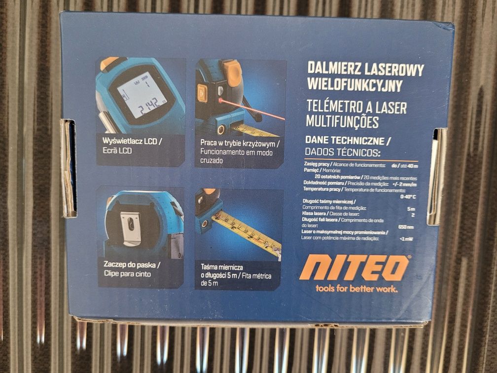 (NOWY) NITEO Dalmierz laserowy wielofunkcyjny