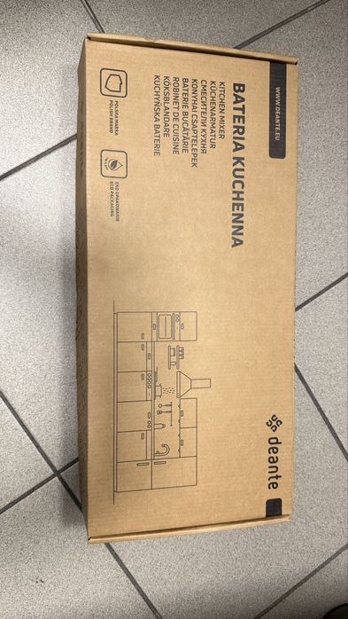 Nowa bateria kuchenna Deante Silia BQS B730 Stal/Czarny Mosiądz