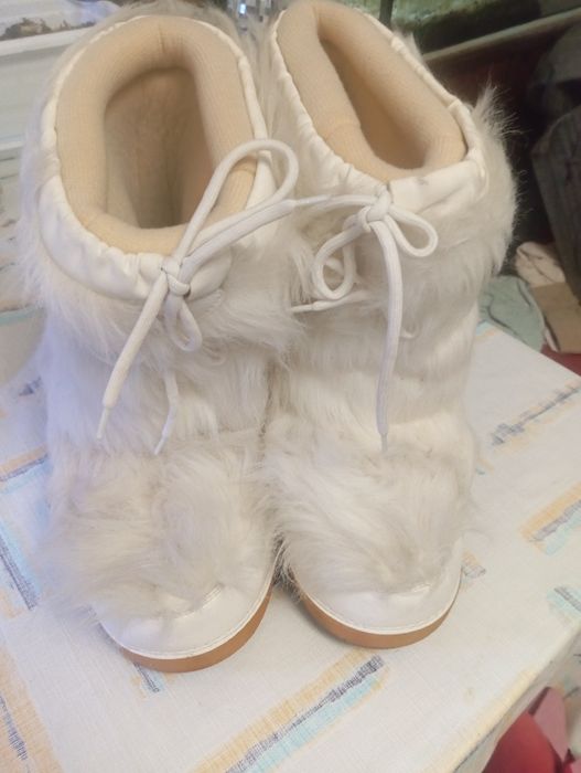 Kudłate Śniegowce białe Vagabond 38-40