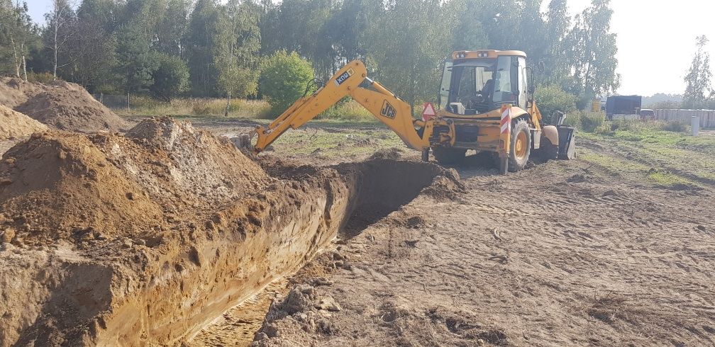 Usługi koparką od 120zl/h oraz usługi transportowe Wyburzenia!