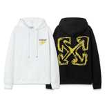 OFF-white худи мужское оверсайз белое черное унисекс оригинал