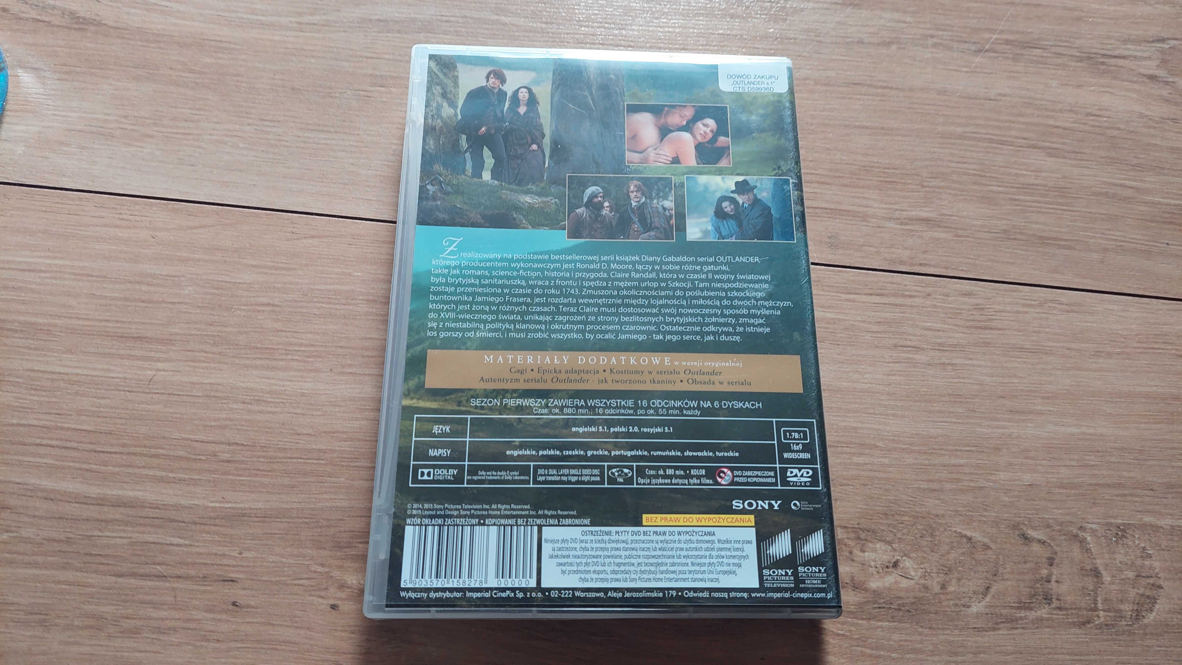 serial na DVD Outlander - Sezon 1  KOMPLET