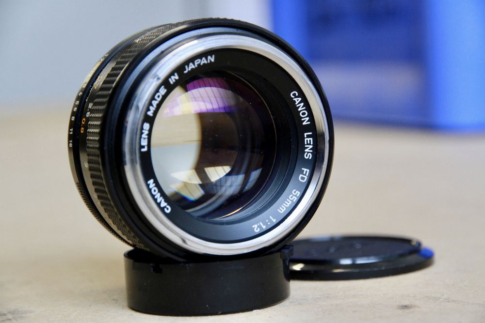 Canon FD 55mm f/1.2 Chrome Nose – doskonały stan