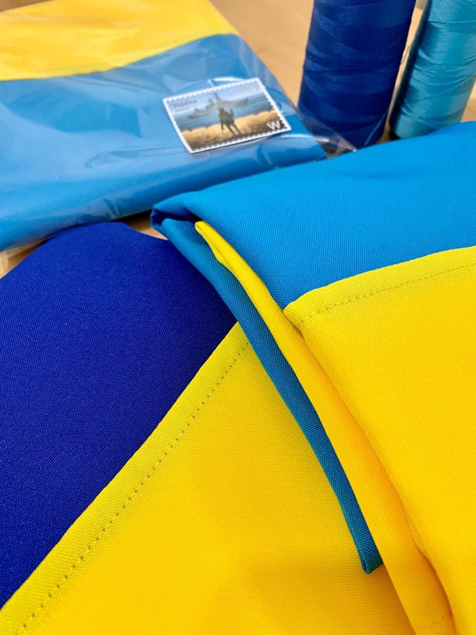 Прапор України державний синьо-жовтий габардин розмір 135*90см
