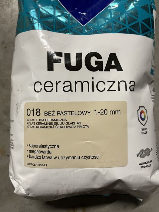 Fuga ceramiczna Atlas beż pastelowy 1-20 mm 2 kg