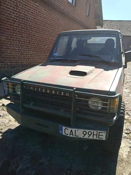 Części mitsubishi pajero I 2.5 td silnik skrzynia drzwi most reduktor